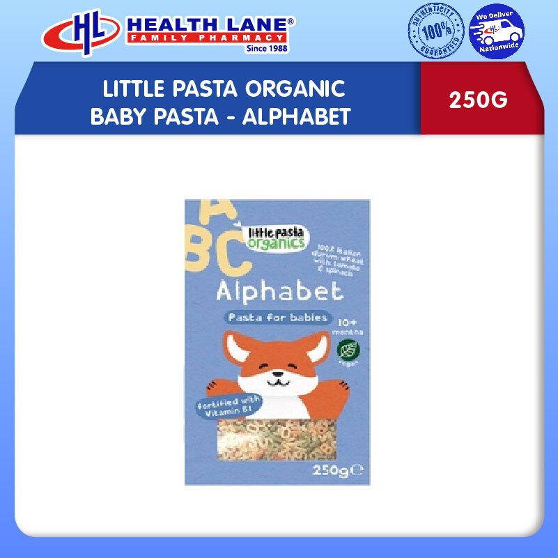 LITTLE PASTA ORGANIC BAYI PASTA- ALPHABET 250G